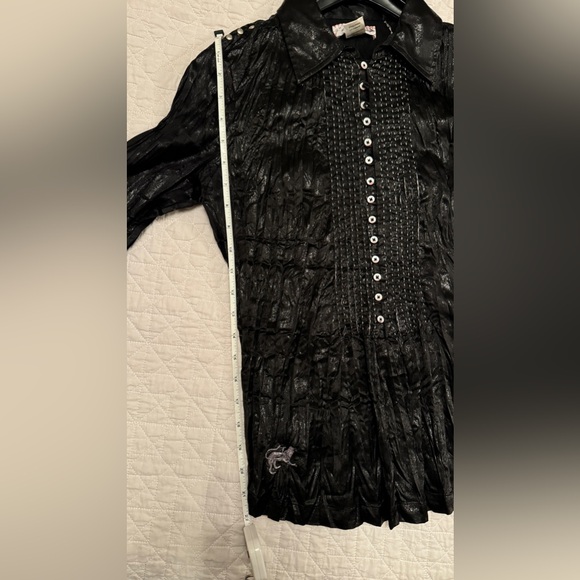 Vintage Parasuco Women's button-up blouse - Medium - Picture 16 of 16